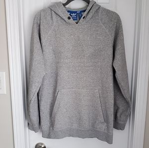 Adidas EUC 3 Stripe Soft Grey Hoodie